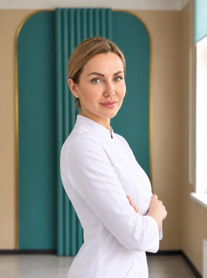 Ирина Волощук, врач-косметолог, в своём кабинете