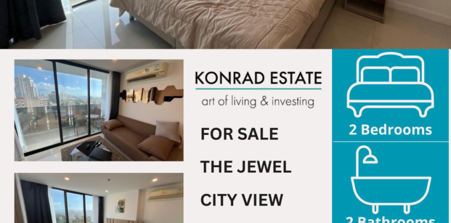 Кондоминиум с 2 спальнями в Паттайе, Таиланд № 156265