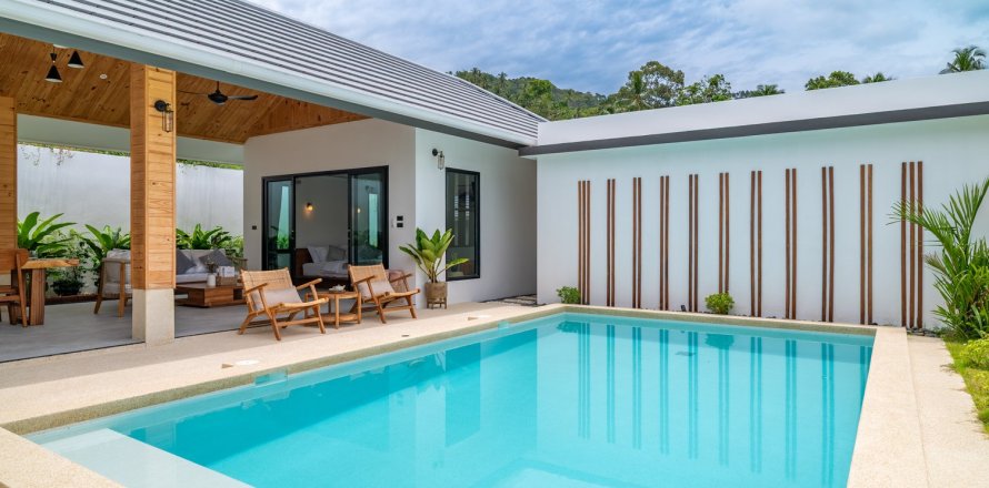 Вилла в Самуи, Таиланд с 3 комнатами  № 154564