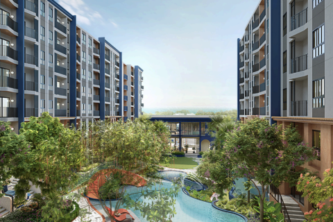 Квартира в Хуа Хине, Таиланд с 1 спальней  № 163937 - фото 16