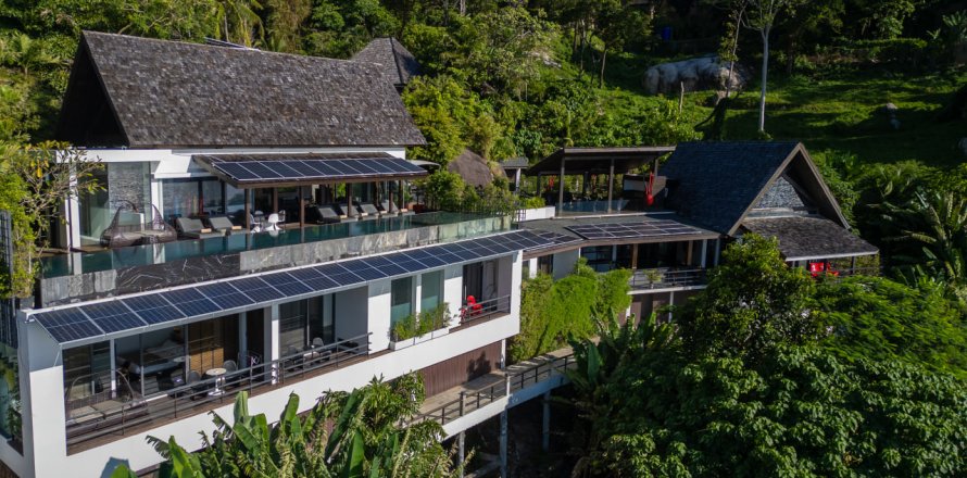 Вилла в Камале, Таиланд с 8 комнатами  № 153696