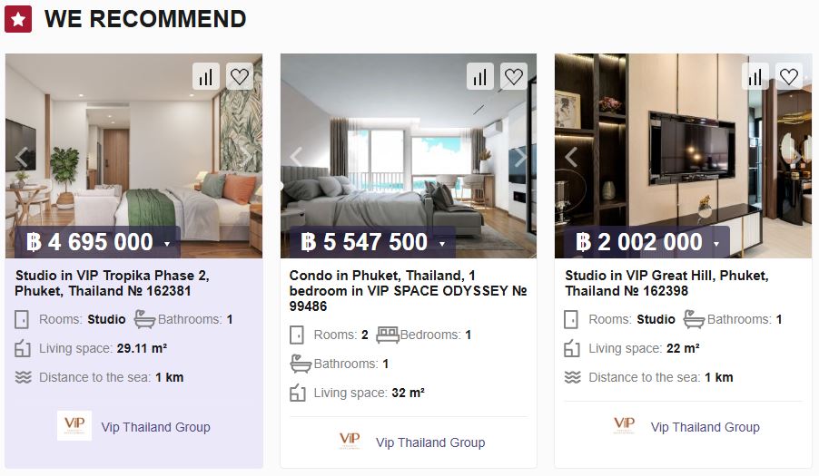 Property with Priority+, homepage