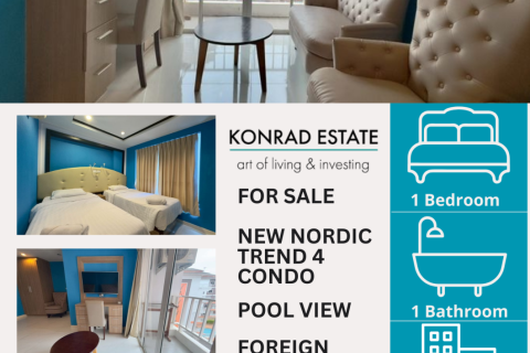 Condo in Pattaya, Thailand, 1 bedroom  № 160169