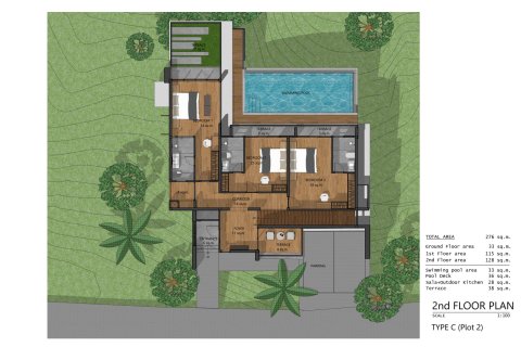 Villa in Ko Samui, Thailand 3 bedrooms № 162357 - photo 8