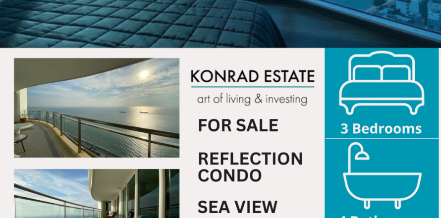 Condo in Pattaya, Thailand, 3 bedrooms № 199883
