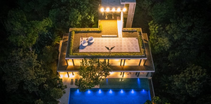 Вилла в Камале, Таиланд с 6 комнатами  № 153760