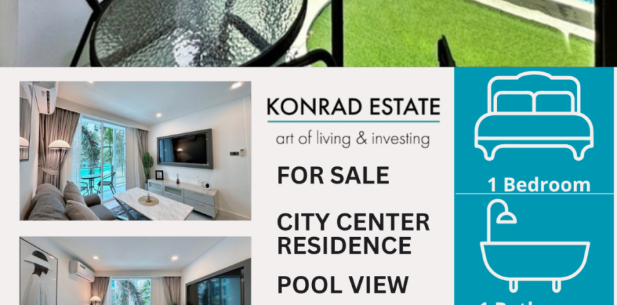 Condo in Pattaya, Thailand, 1 bedroom № 202274