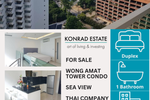 Condo à Pattaya, Thaïlande, 1 chambre  № 150911 - photo 1