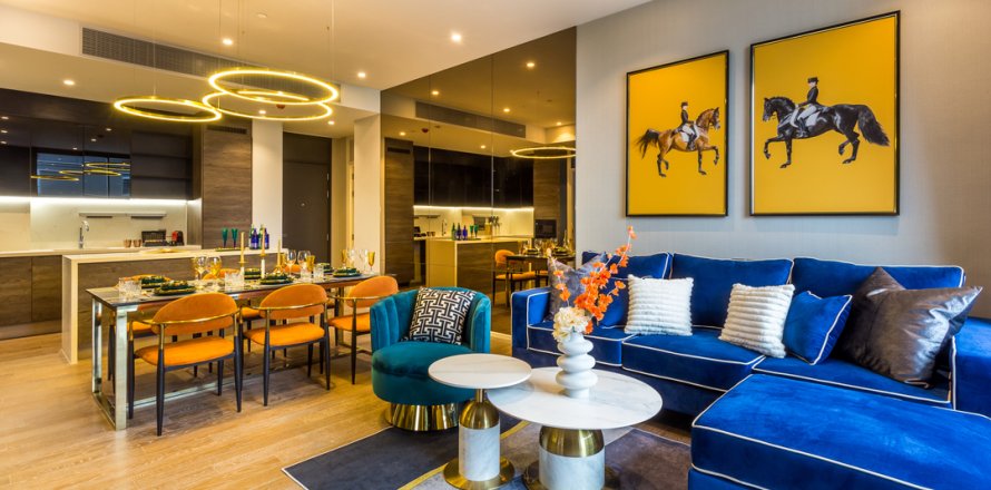 Condo à Pathum Wan, Bangkok, Thaïlande, 2 chambres  № 163872