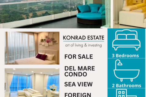 Кондоминиум с 3 спальнями в Паттайе, Таиланд № 152577 - фото 1