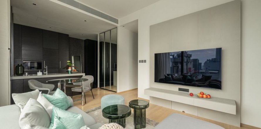 Condo à Pathum Wan, Bangkok, Thaïlande, 2 chambres № 163766