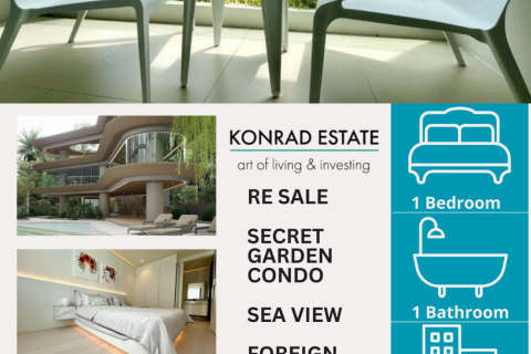 Кондоминиум с 1 спальней в Паттайе, Таиланд № 164975