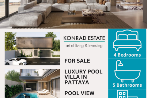 Condo à Pattaya, Thaïlande, 4 chambres  № 150438 - photo 1