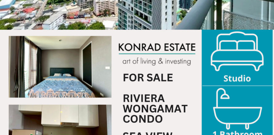 Недвижимость в Паттайе, Таиланд 27м2  № 146382