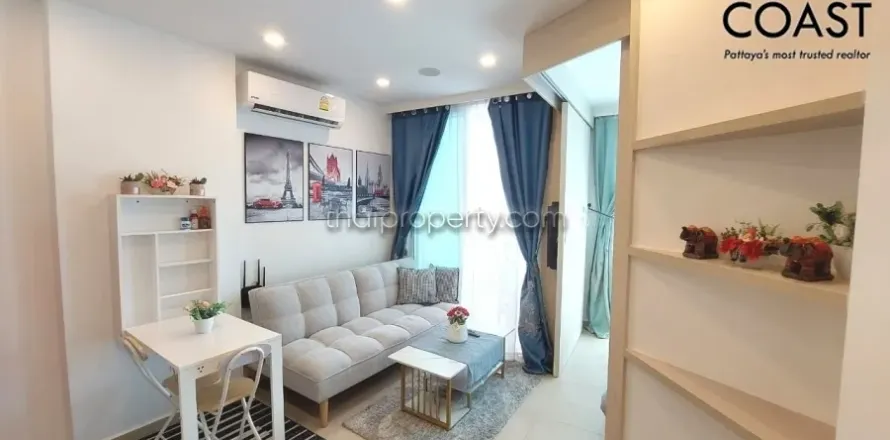 Condominio de 1 dormitorio en Pattaya, Tailandia № 212654