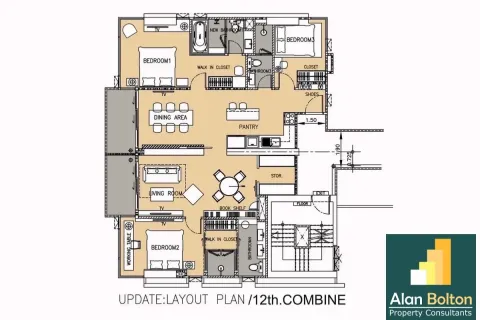 Condominio de 3 dormitorios en Pattaya, Tailandia № 210945 - foto 6