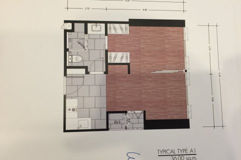 Studio dans le Condo à Huai Khwang, Bangkok, Thaïlande  № 160484 - photo 16