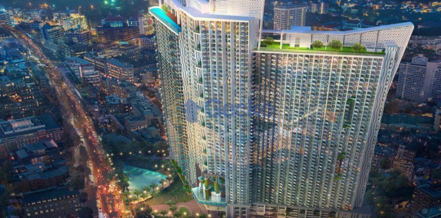 Condo in Pattaya, Thailand, 1 bedroom  № 195805