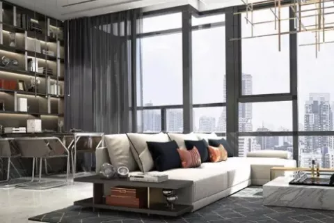 Кондоминиум с 2 спальнями в Ваттхане, Бангкок, Таиланд № 140304 - фото 1