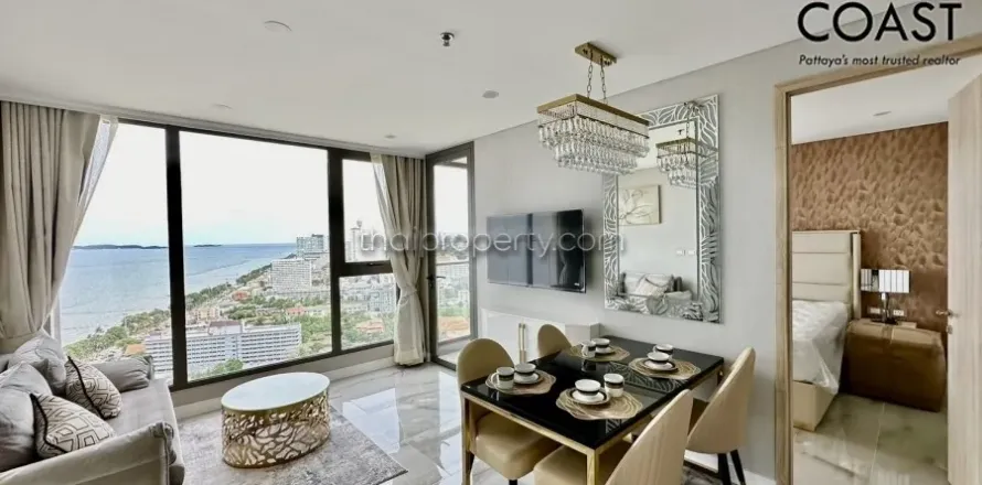 Condominio de 1 dormitorio en Jomtien Beach, Pattaya, Tailandia № 213449