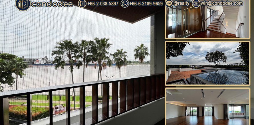 Condo in Yan Nawa, Bangkok, Thailand, 3 bedrooms № 201284