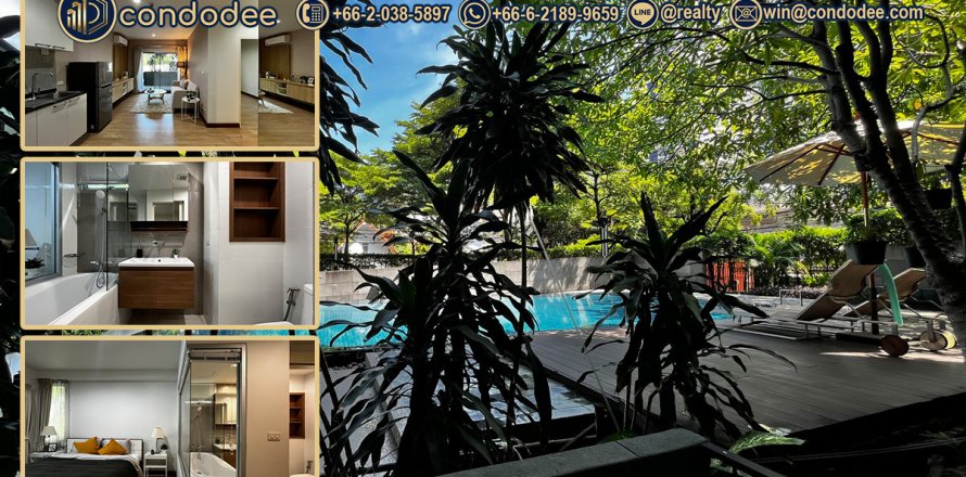 Condo in Khlong Toei, Bangkok, Thailand, 2 bedrooms № 201286