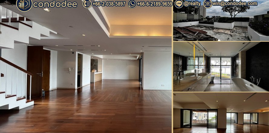 Condo in Yan Nawa, Bangkok, Thailand, 3 bedrooms № 201283