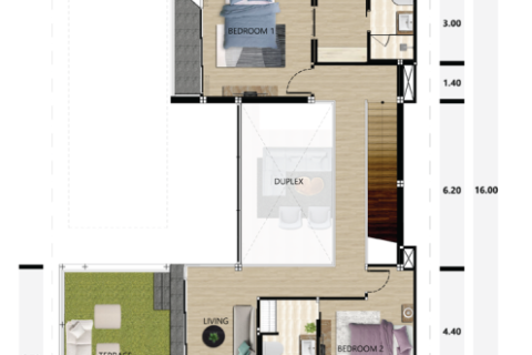 Вилла в Пхукете, Таиланд с 3 спальнями  № 116513 - фото 3