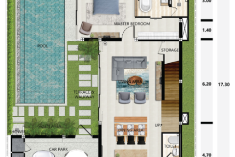 Вилла в Пхукете, Таиланд с 3 спальнями  № 116513 - фото 4