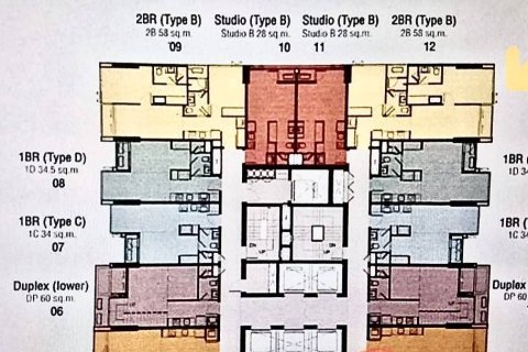 Condo à Watthana, Bangkok, Thaïlande, 2 chambres  № 172006 - photo 16