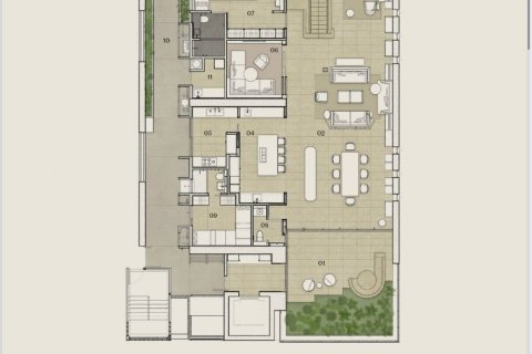 Condo in Sathon, Bangkok, Thailand, 3 bedrooms  № 133829 - photo 15