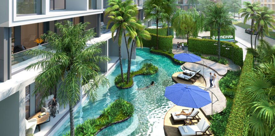 Кондоминиум с 2 спальнями на Пляже Найтон, Таиланд № 157337