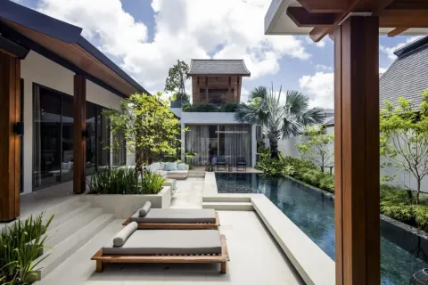 Дом на Пляже Лаян, Таиланд с 3 спальнями  № 157341 - фото 2