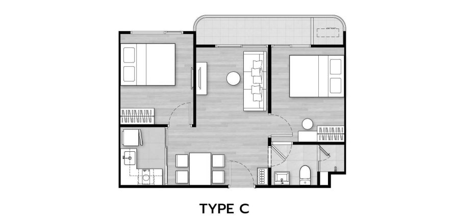 ЖК Origin Place Centre Phuket в Пхукете, Таиланд № 163714 - фото 1