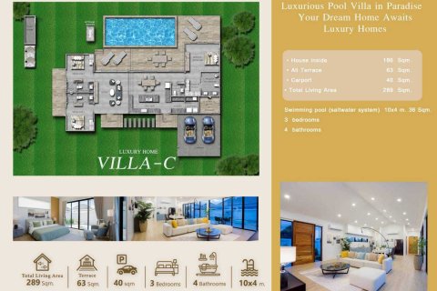 Вилла в Хуа Хине, Таиланд с 3 спальнями № 170209 - фото 3