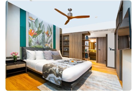 Кондоминиум с 3 спальнями в Банг Тао, Таиланд № 170210 - фото 9