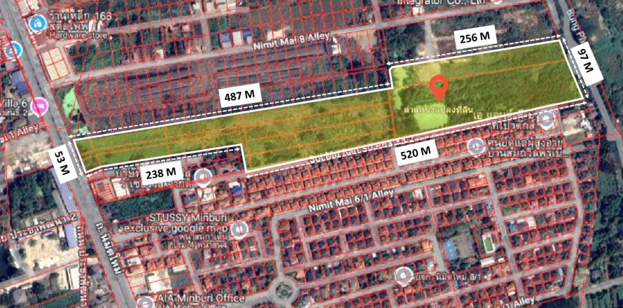 Terrain à Min Buri, Bangkok, Thaïlande 59200 m2 № 152869