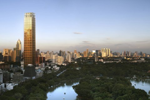 Condo à Bangkok, Thaïlande, 3 chambres  № 180684