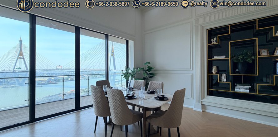 Condo in Yan Nawa, Bangkok, Thailand, 2 bedrooms  № 201338