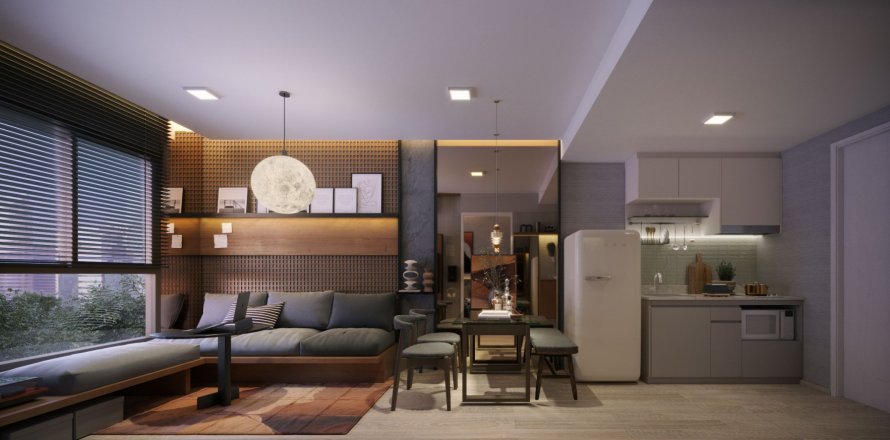 Кондоминиум с 2 спальнями в Ваттхане, Бангкок, Таиланд № 138037