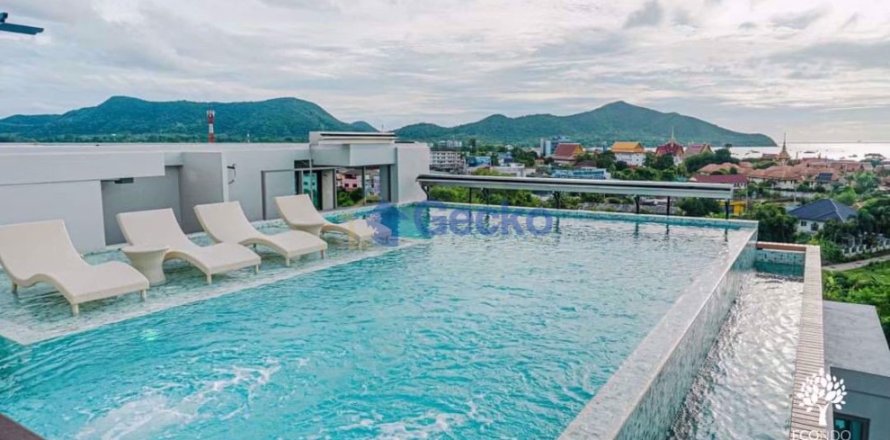 Estudio en el condominio en Pattaya, Tailandia № 209391