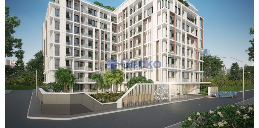 Estudio en el condominio en Pattaya, Tailandia № 209386