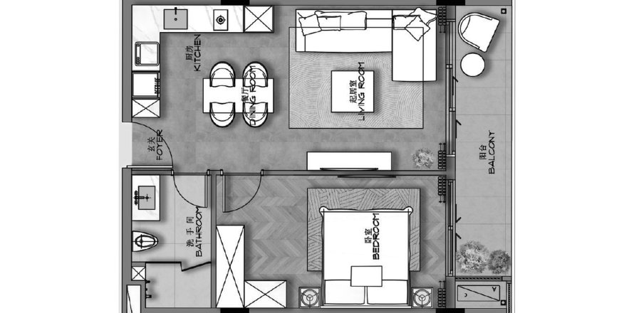 ЖК Ayana Heights Seaview Residence в Пхукете, Таиланд № 82859 - фото 1