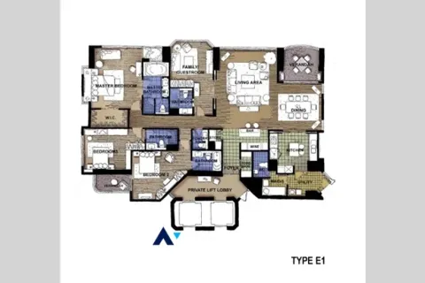 Eigentumswohnung in Pathum Wan, Bangkok, Thailand, 4 Schlafzimmer № 215068 - Foto 23