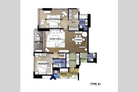 Eigentumswohnung in Pathum Wan, Bangkok, Thailand, 4 Schlafzimmer № 215068 - Foto 19