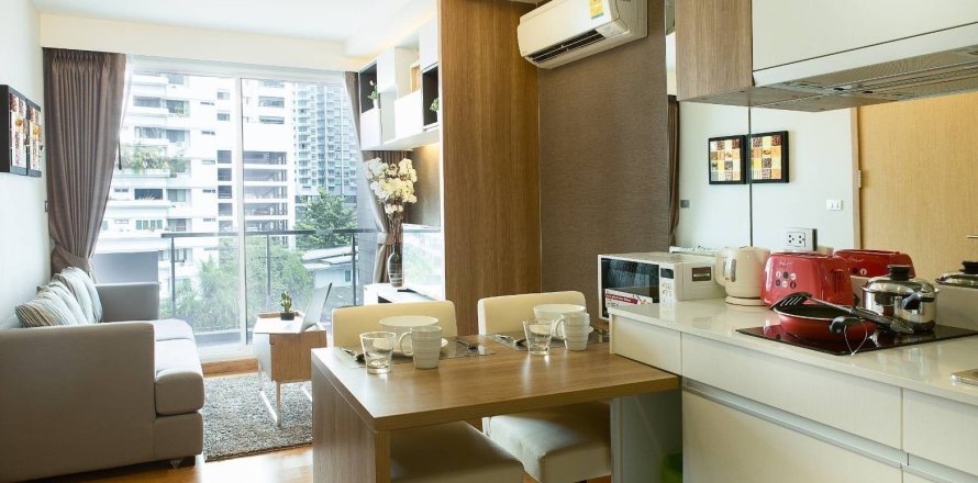 Studio dans le Condo à Watthana, Bangkok, Thaïlande № 163384