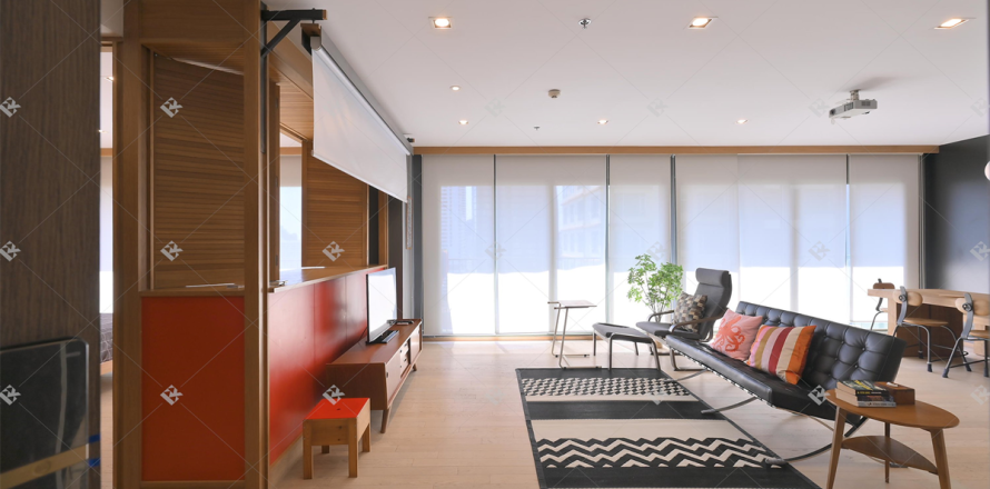 Condo à Bangkok, Thaïlande, 2 chambres  № 185693