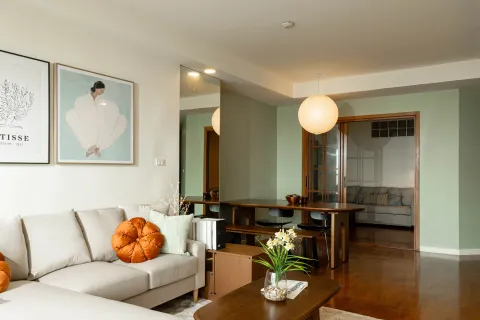 Condo in Yan Nawa, Bangkok, Thailand, 2 bedrooms  № 138773