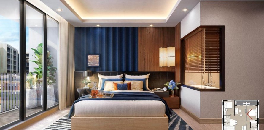 Condo à Phuket, Thaïlande, 2 chambres № 154438