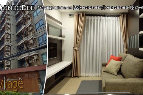 Condo à Watthana, Bangkok, Thaïlande, 1 chambre  № 200537